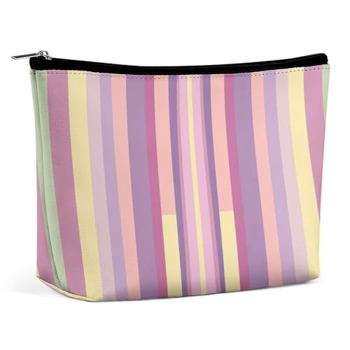 FZMTLDS Kosmetiktasche für Frauen Kosmetiktasche mit grünen Akzenten Kulturbeutel Make-up Veranstalter Make-up-Tasche mit Reißverschluss, Stil, One Size Style One Size, Stil, One size von FZMTLDS