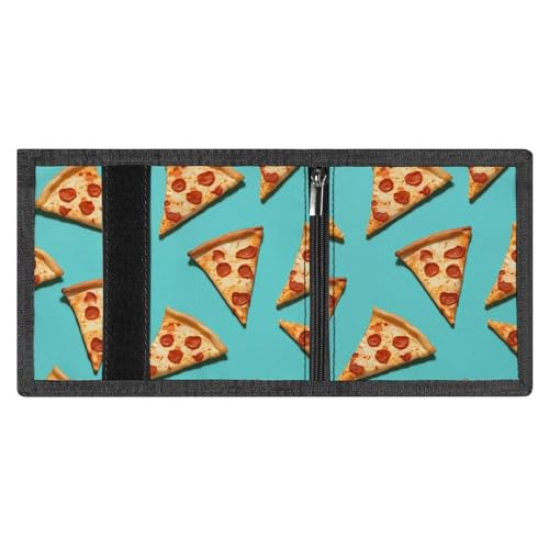 FZMVSQH Green Pizza Slices Herren-Geldbörse, dreifach gefaltet, minimalistisch, RFID-blockierende Brieftaschen, 8 Kreditkartenfächer, 1 Geldscheinfach, Münzfach und Ausweisfenster, schmal, dreifach FZMVSQH Green Pizza Slices Herren-Geldbörse, dreifach gefaltet, minimalistisch, RFID-blockierende Brieftaschen, 8 Kreditkartenfächer, 1 Geldscheinfach, Münzfach und Ausweisfenster, schmal, dreifach von FZMVSQH