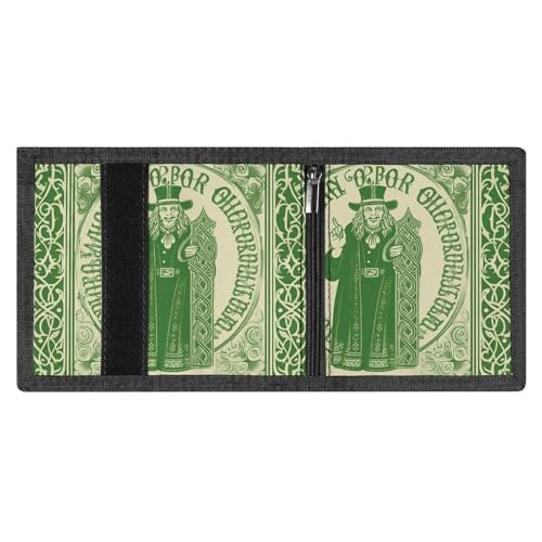 FZMVSQH Irish Blessing St Patrick's Day Herren-Geldbörse, dreifach faltbar, minimalistische Geldbörse für Herren, RFID-blockierende Brieftaschen, 8 Kreditkartenfächer, 1 Geldscheinfach, Münzfach und FZMVSQH Irish Blessing St Patrick's Day Herren-Geldbörse, dreifach faltbar, minimalistische Geldbörse für Herren, RFID-blockierende Brieftaschen, 8 Kreditkartenfächer, 1 Geldscheinfach, Münzfach und von FZMVSQH