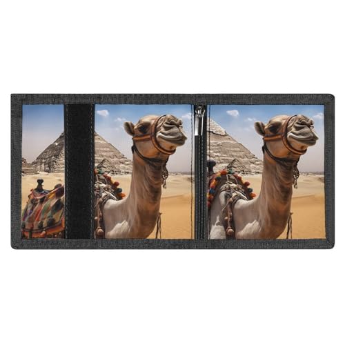 FZMVSQH Pyramid Camel Herren-Geldbörse, dreifach faltbar, minimalistisch, RFID-blockierend, 8 Kreditkartenfächer, 1 Geldscheinfach, Münzfach und Ausweisfenster, schmal, dreifach gefaltete Geldbörsen FZMVSQH Pyramid Camel Herren-Geldbörse, dreifach faltbar, minimalistisch, RFID-blockierend, 8 Kreditkartenfächer, 1 Geldscheinfach, Münzfach und Ausweisfenster, schmal, dreifach gefaltete Geldbörsen von FZMVSQH
