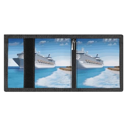 FZMVSQH Seaside Cruise Ship Herren-Geldbörse, dreifach faltbar, minimalistisch, RFID-blockierende Brieftaschen, 8 Kreditkartenfächer, 1 Geldscheinfach, Münzfach und Ausweisfenster, schmaler FZMVSQH Seaside Cruise Ship Herren-Geldbörse, dreifach faltbar, minimalistisch, RFID-blockierende Brieftaschen, 8 Kreditkartenfächer, 1 Geldscheinfach, Münzfach und Ausweisfenster, schmaler von FZMVSQH