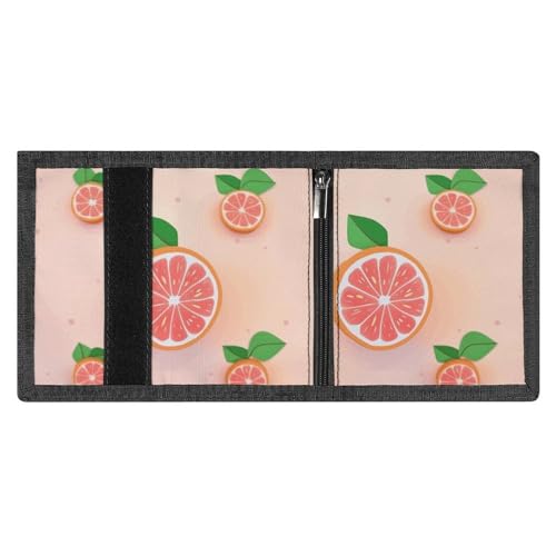 FZMVSQH Süße Grapefruit Herren-Geldbörse, dreifach faltbar, minimalistisch, RFID-blockierende Brieftaschen, 8 Kreditkartenfächer, 1 Geldscheinfach, Münzfach und Ausweisfenster, schmal, dreifach FZMVSQH Süße Grapefruit Herren-Geldbörse, dreifach faltbar, minimalistisch, RFID-blockierende Brieftaschen, 8 Kreditkartenfächer, 1 Geldscheinfach, Münzfach und Ausweisfenster, schmal, dreifach von FZMVSQH