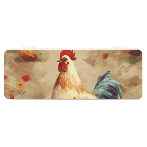 FZQVSGW Schreibwarenbox mit abnehmbarem Design, kreative, minimalistische Aufbewahrungsbox, weiße Seerose, ABS, langlebiges Federmäppchen, 180° flach und sicherer Schnappverschluss für Bürobedarf, FZQVSGW Schreibwarenbox mit abnehmbarem Design, kreative, minimalistische Aufbewahrungsbox, weiße Seerose, ABS, langlebiges Federmäppchen, 180° flach und sicherer Schnappverschluss für Bürobedarf, von FZQVSGW