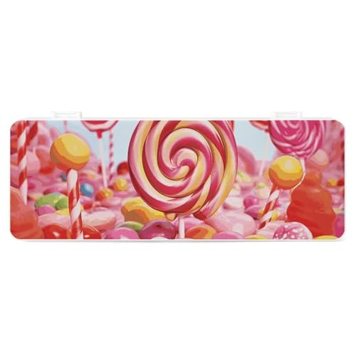 FZQVSGW Schreibwarenbox mit abnehmbarem Design, kreative minimalistische Aufbewahrungsbox, Hammerhead Sharks, ABS, langlebiges Federmäppchen, 180 ° flach und sicherer Schnappverschluss für Bürobedarf, von FZQVSGW