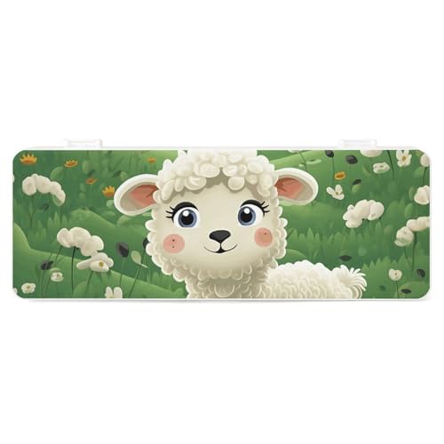 FZQVSGW Schreibwarenbox mit abnehmbarem Design, kreative minimalistische Aufbewahrungsbox, Lebkuchenhaus, ABS, langlebiges Federmäppchen, 180 ° flach aufliegend und sicherer Schnappverschluss für von FZQVSGW