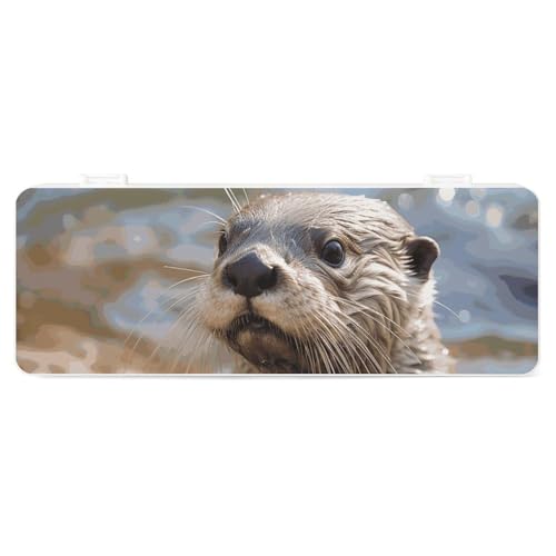 FZQVSGW Schreibwarenbox mit abnehmbarem Design, kreative minimalistische Aufbewahrungsbox, Meeresschildkröte, ABS, langlebiges Federmäppchen, 180° flach aufliegend und sicherer Schnappverschluss für FZQVSGW Schreibwarenbox mit abnehmbarem Design, kreative minimalistische Aufbewahrungsbox, Meeresschildkröte, ABS, langlebiges Federmäppchen, 180° flach aufliegend und sicherer Schnappverschluss für von FZQVSGW