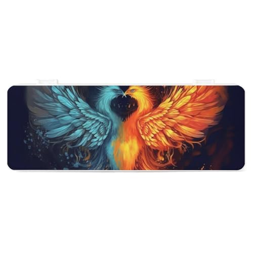 FZQVSGW Schreibwarenbox mit abnehmbarem Design, kreative minimalistische Aufbewahrungsbox, Steine und Kieselsteine, ABS, langlebiges Federmäppchen, 180 ° flach und sicherer Schnappverschluss für von FZQVSGW