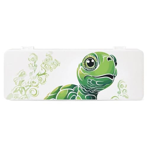 FZQVSGW Schreibwarenbox mit abnehmbarem Design, kreative minimalistische Aufbewahrungsbox, braunes Pferd, ABS, langlebiges Federmäppchen, 180° flach aufliegend und sicherer Schnappverschluss für von FZQVSGW