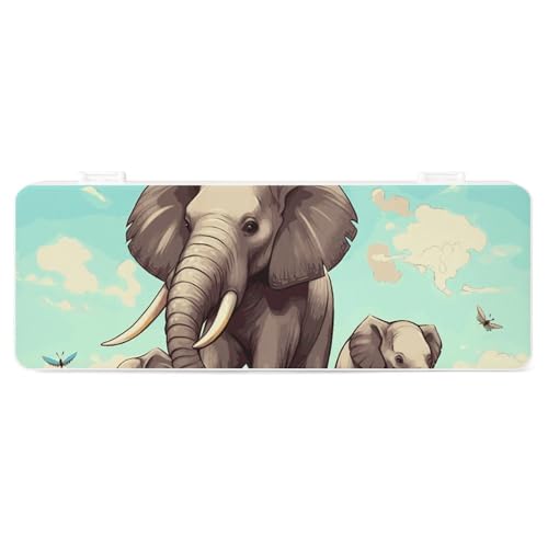 FZQVSGW Schreibwarenbox mit abnehmbarem Design, kreative minimalistische Aufbewahrungsbox, braunes Pferd, ABS, langlebiges Federmäppchen, 180° flach aufliegend und sicherer Schnappverschluss für von FZQVSGW