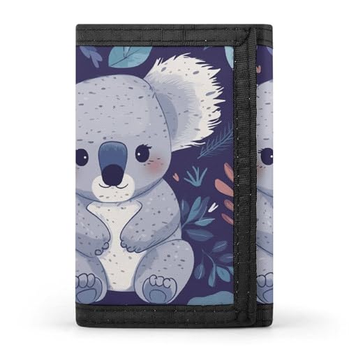 Louvre Museum in Paris Trifold Wallet Münzbörse mit 8 Kartenfächern Kreditkartenhalter geteilte Billfold Wallet, Hübsches Koala, Einheitsgröße, Modern von FZQVSGW
