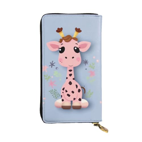FZQVSLCM Niedliche Giraffen-Ledergeldbörse für Damen, lange Münzbörse, ultradünn, Kreditkartenhalter, Bifold Clutch FZQVSLCM Niedliche Giraffen-Ledergeldbörse für Damen, lange Münzbörse, ultradünn, Kreditkartenhalter, Bifold Clutch von FZQVSLCM