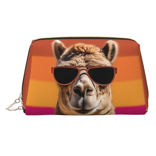 FZQVSLCM Reise-Make-up-Tasche, wasserdichte Make-up-Tasche für Geldbörse, Leder-Kulturtasche für Damen, Kosmetiktasche, Organizer, Kamel-Tragen, Sonnenbrillen, Make-up-Tasche mit Reißverschluss FZQVSLCM Reise-Make-up-Tasche, wasserdichte Make-up-Tasche für Geldbörse, Leder-Kulturtasche für Damen, Kosmetiktasche, Organizer, Kamel-Tragen, Sonnenbrillen, Make-up-Tasche mit Reißverschluss von FZQVSLCM