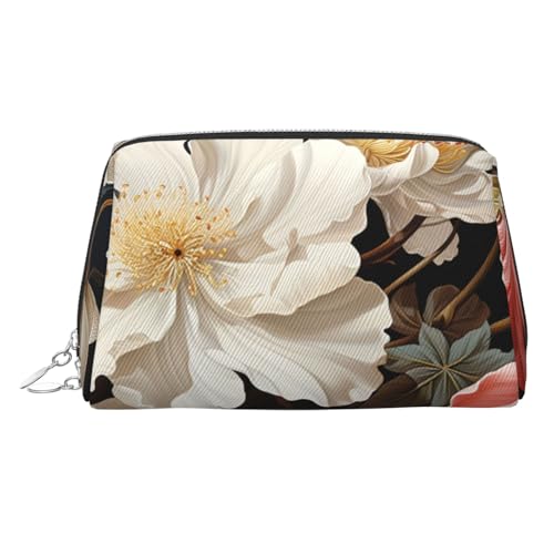 FZQVSLCM Reise-Make-up-Tasche, wasserdichte Make-up-Tasche für Geldbörse, Leder-Kulturtasche für Damen, Kosmetiktasche, Organizer, modische Make-up-Tasche mit Reißverschluss, Make-up-Tasche für Reisen von FZQVSLCM