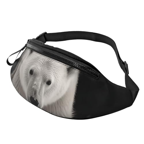 Gürteltasche für Damen und Herren, Schultertasche, Gürteltasche, Bauernhof, Sonnenblume, Crossbody-Tasche, eisbär, Einheitsgröße von FZQVSLCM