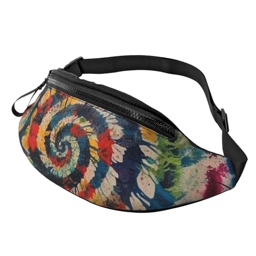 Gürteltasche für Damen und Herren, Schultertasche, Gürteltasche, Blumen als Hintergrund, Crossbody-Tasche, Bunte Spiralbindung, Einheitsgröße von FZQVSLCM