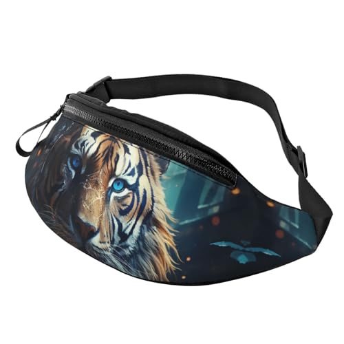Gürteltasche für Damen und Herren, Schultertasche, Gürteltasche, Weltraum-Sterne, Crossbody-Tasche, tiger, Einheitsgröße von FZQVSLCM