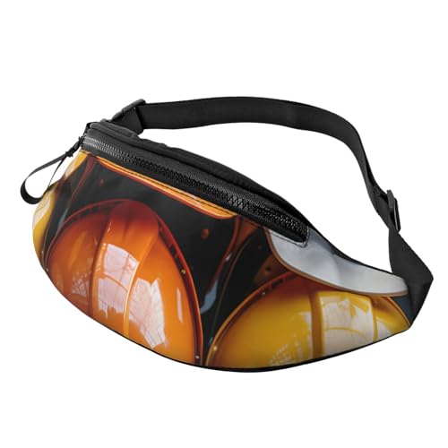 Gürteltasche für Damen und Herren, Schultertasche, Pfirsichfarben, Bauhelme, Einheitsgröße von FZQVSLCM