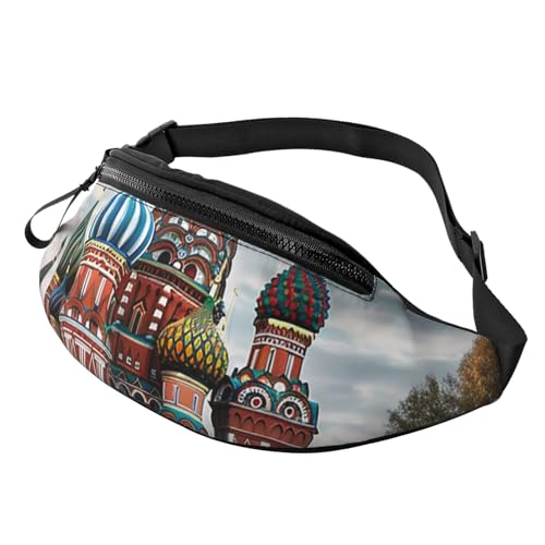 Gürteltasche für Herren und Damen, Schultertasche, Gürteltasche, St. Basilikum, Kathedrale, Rot in Moskau, Crossbody-Taschen, Basilikum-Kathedrale rot in Moskau, Einheitsgröße von FZQVSLCM