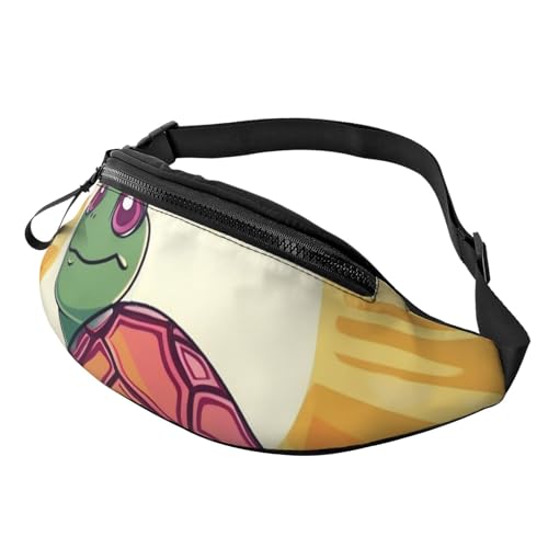 Gürteltasche für Herren und Damen, Schultertasche, Gürteltasche, Tiger im Feuer, Crossbody-Tasche, Schildkröte in der Sonne, Einheitsgröße von FZQVSLCM