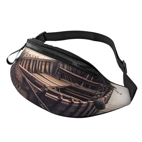 Gürteltasche für Herren und Damen, Schultertasche, Gürteltasche, bunte Libellen, Crossbody-Tasche, Boot, Einheitsgröße von FZQVSLCM