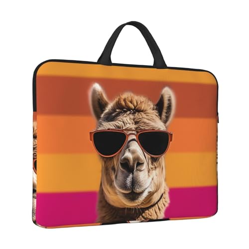 Laptop-Hülle mit Griff, stoßfest, wasserdicht, Computerabdeckung, Camel, mit Sonnenbrille, Aktentasche Laptop-Hülle mit Griff, stoßfest, wasserdicht, Computerabdeckung, Camel, mit Sonnenbrille, Aktentasche von FZQVSLCM