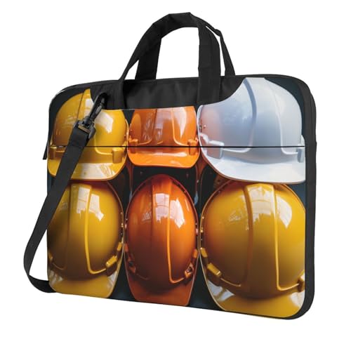 Laptoptasche für Bauhelme, stoßfest, Computer-Tragetasche mit Schultergurt, Kuriertasche, Schultertasche, Aktentasche, 35,6 cm (14 Zoll) von FZQVSLCM