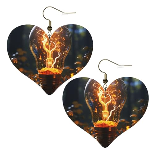 Leder-Ohrringe für Damen, Herz-Ohrringe, leicht, baumelnde Ohrringe, Schmuck, Geschenke, One Size, Kein Edelstein Leder-Ohrringe für Damen, Herz-Ohrringe, leicht, baumelnde Ohrringe, Schmuck, Geschenke, One Size, Kein Edelstein von FZQVSLCM