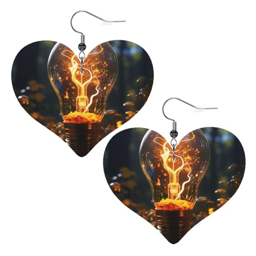 Leder-Ohrringe für Damen, Herz-Ohrringe, leicht, baumelnde Ohrringe, Schmuck, Geschenke Leder-Ohrringe für Damen, Herz-Ohrringe, leicht, baumelnde Ohrringe, Schmuck, Geschenke von FZQVSLCM