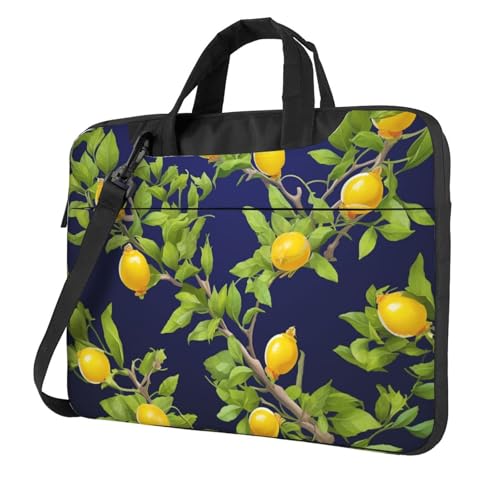 Lemon Tree Laptoptasche, stoßfest, Computer-Tragetasche mit Schultergurt, Messenger-Umhängetasche, Aktentasche, 33 cm (13 Zoll) von FZQVSLCM
