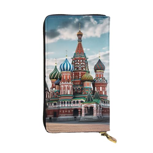St Basil Cathedral Red In Moscow Leather Wallet for Women Long Coin Purse Ultra Slim Credit Cards Holder Bifold Clutch St Basil Cathedral Red In Moscow Leather Wallet for Women Long Coin Purse Ultra Slim Credit Cards Holder Bifold Clutch von FZQVSLCM