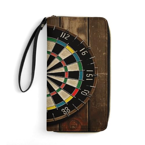 FZQVSWTX Damen-Geldbörse aus Leder, mit Dackel-Motiv, großes Fassungsvermögen, Clutch, Kreditkartenetui, Dartscheibe, 19.7x10.5cm FZQVSWTX Damen-Geldbörse aus Leder, mit Dackel-Motiv, großes Fassungsvermögen, Clutch, Kreditkartenetui, Dartscheibe, 19.7x10.5cm von FZQVSWTX