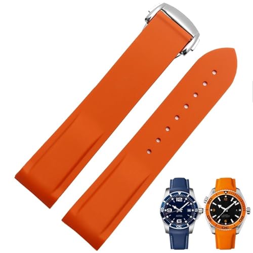 FZXCG 20mm 22mm Gebogene Schnittstelle Gummi Silikon Uhrenarmbänder Für Omega Seamaster 300 speedmaster Band Uhrenarmbänder, 20mm, agate FZXCG 20mm 22mm Gebogene Schnittstelle Gummi Silikon Uhrenarmbänder Für Omega Seamaster 300 speedmaster Band Uhrenarmbänder, 20mm, agate von FZXCG