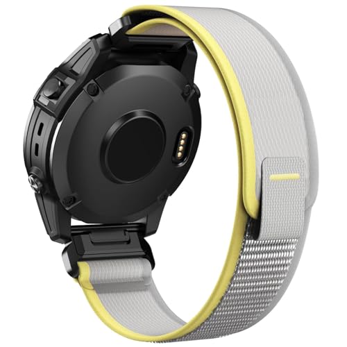 FZXCG Armband für Garmin Fenix 7X/6X/5X, 26 mm, einfach anzubringende Nylonbänder für Garmin Fenix 3/5X Plus/6X Pro/Tactix Delta/Enduro 2, Einheitsgröße, Achat von FZXCG