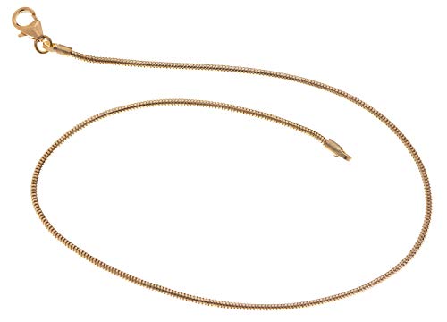 SILBERKETTEN STORE DEIN SCHMUCK ONLINE SHOP Fußkette Schlange 1,4mm Durchmesser 333 Gelbgold Länge wählbar von 23-30cm von SILBERKETTEN STORE DEIN SCHMUCK ONLINE SHOP