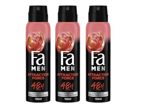 FA Deospray Men Attraction Force 3 x 150ml von Fa