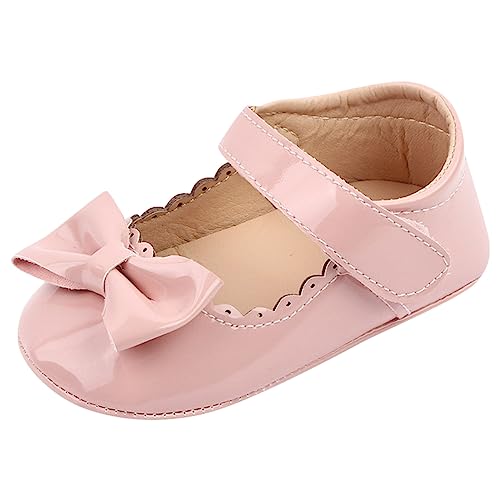 Kinder Sneaker Jungen Sommer Kinder Säuglingskleinkindschuhe Mädchen Sport Flacher Boden Leichte Hakenschlaufe Einfarbige Schleife Einfacher Stil Badeschuhe Kleinkinder (Pink, 19 Infant) von FaLkin