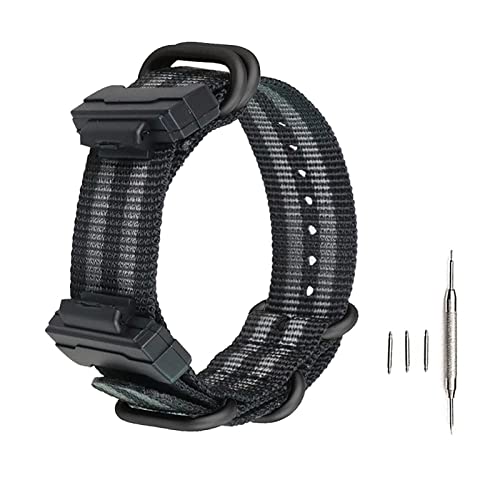 G Shock Uhrenarmband, 22 mm Ersatz-Nylon-Uhrenarmband für Casio Herren Damen G-Shock GA-110/100/120/150/200/300/400 GD-100/110/120 G-8900 DW-560 GW-M56 10 DW-6900 G-5600 GW-6900 DW-9052 GLS-8900 G Shock Uhrenarmband, 22 mm Ersatz-Nylon-Uhrenarmband für Casio Herren Damen G-Shock GA-110/100/120/150/200/300/400 GD-100/110/120 G-8900 DW-560 GW-M56 10 DW-6900 G-5600 GW-6900 DW-9052 GLS-8900 von FaYaCa