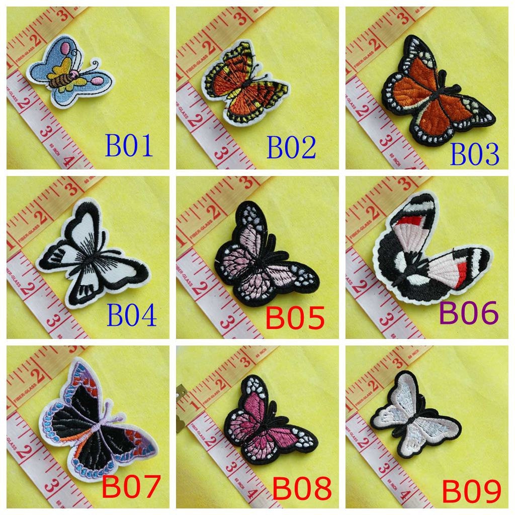 Nähen Auf/Eisen Applikation Patch Motiv Herz Schmetterling Stern, Bundle Deal Nähen Auf/Eisen Applikation Patch Motiv Herz Schmetterling Stern, Bundle Deal von FabCreativeSupplyUK