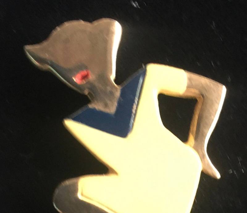 80Er Jahre Anstecknadel, Tänzerin New Wave, Hipster Anstecker, Lady Schmuck von FabFinds42