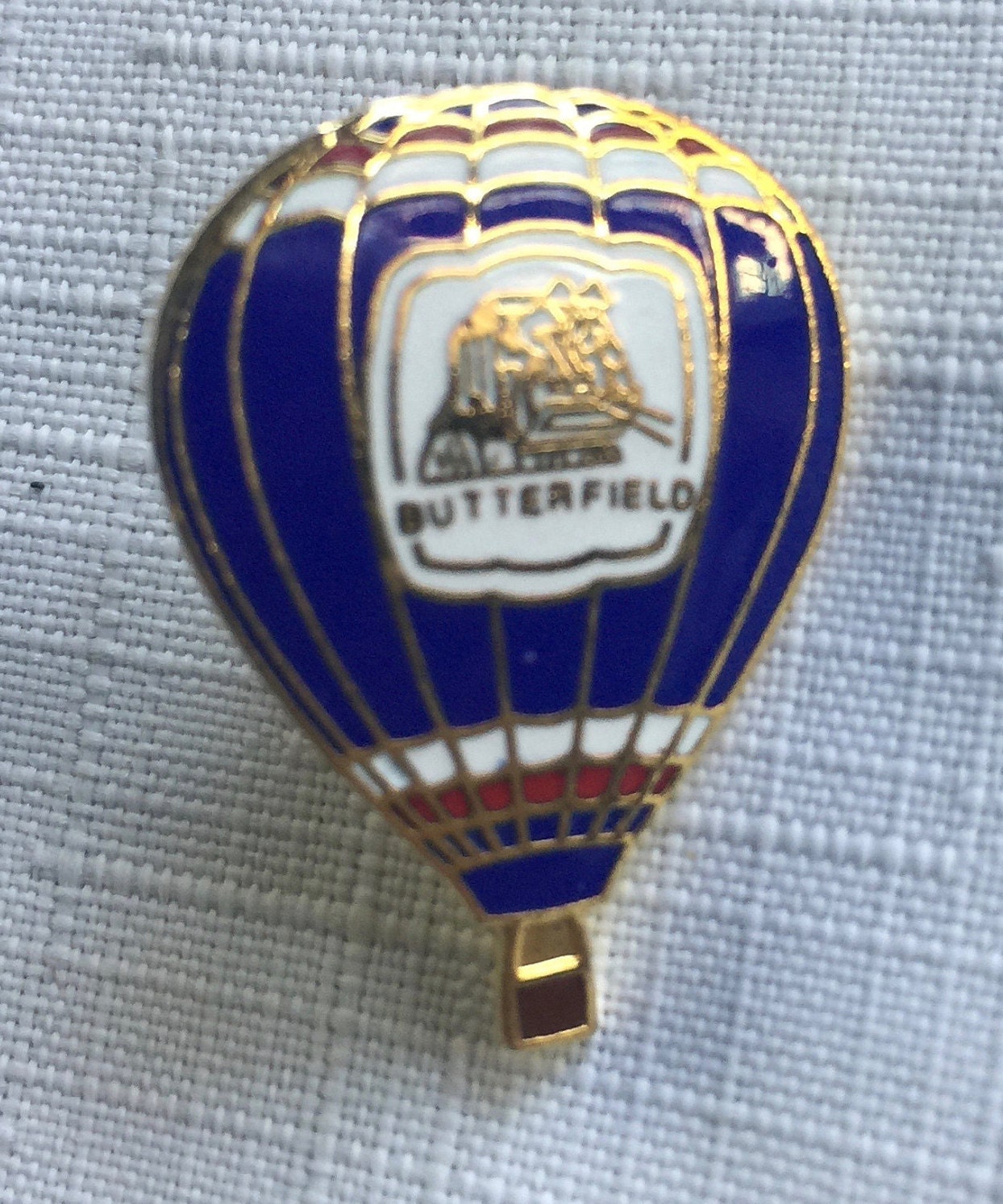 Ballon Pin, Heißluft Brosche, Emaille Simi Heißluftballon, Valley, Schmuck, Anstecknadel von FabFinds42