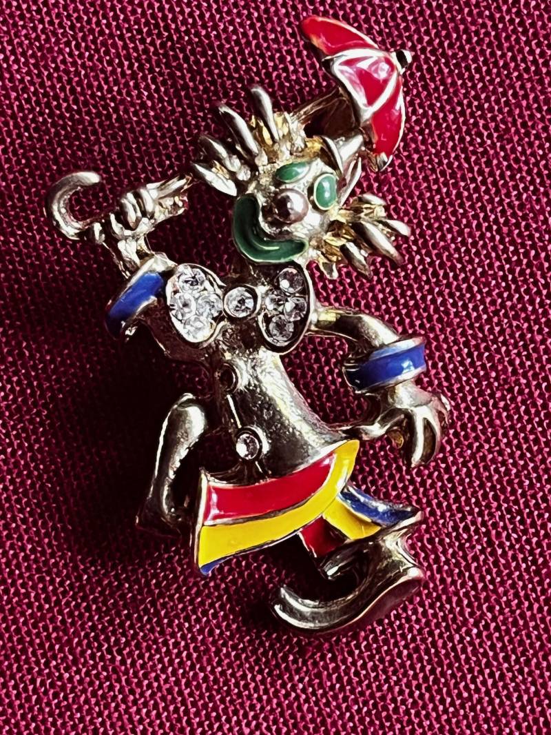 Clown Brosche, Anstecknadel, Gesicht Pin, Pewter Stick Krawattennadel, Zinn Hutnadel Clown Brosche, Anstecknadel, Gesicht Pin, Pewter Stick Krawattennadel, Zinn Hutnadel von FabFinds42