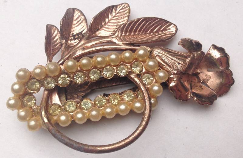 Retro Perlen Pin, Brosche, Antike Perle Antike Hochzeit Gatsby Braut von FabFinds42