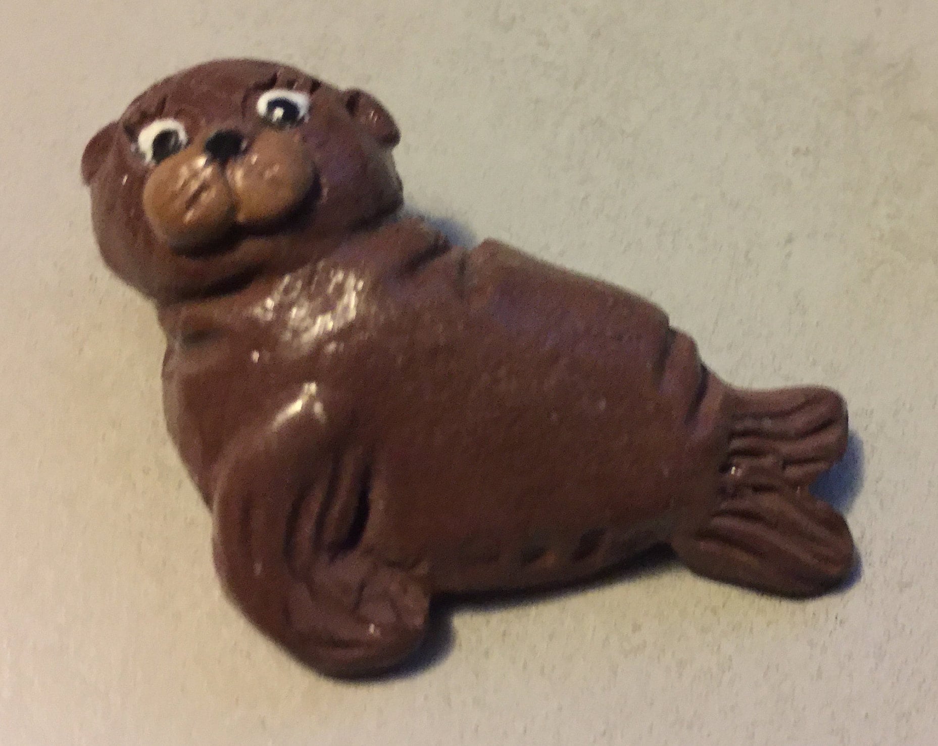 Siegel Anstecker, Walross Pin, Brosche, Sea Life Tier Robbe Geschenk, Ozeantier Ton Pin von FabFinds42