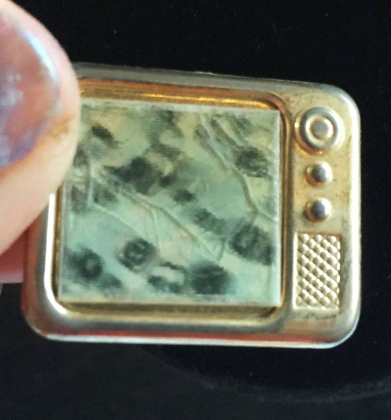 Tv-Pin, Tv-Brosche, Fernseher Brosche, Tv-Schmuck, Tv-Schmuck, Offbeat Pin, Trendige Medienschmuck von FabFinds42