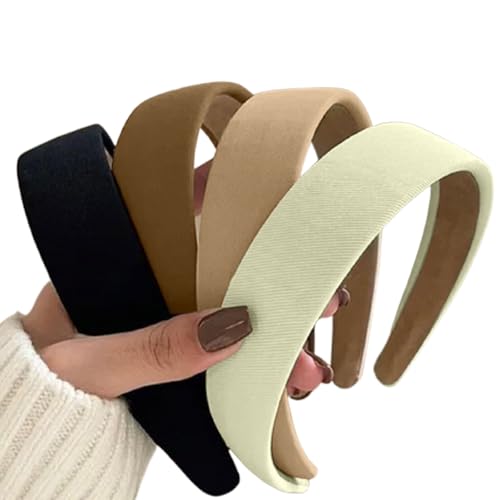4 PCS Mehrfarbige Haarreifen für Damen, Rutschfeste Mode-Accessoires, Geeignet für Alle Frisuren, Ideal für Alltag und Besondere Anlässe 4 PCS Mehrfarbige Haarreifen für Damen, Rutschfeste Mode-Accessoires, Geeignet für Alle Frisuren, Ideal für Alltag und Besondere Anlässe von FabbyGlow