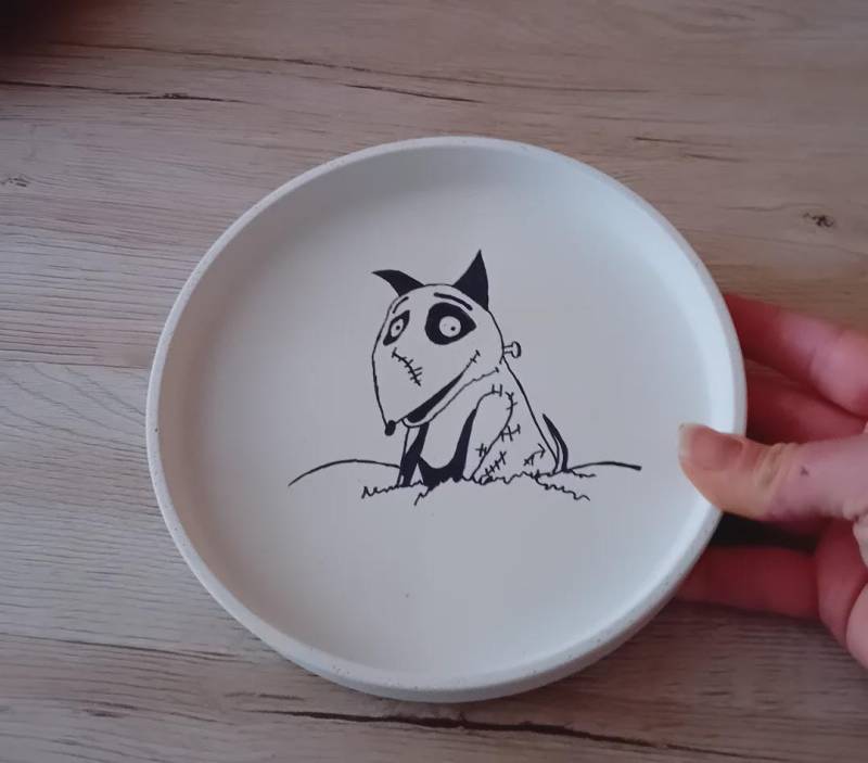 Dekoration Schale Frankenweenie Schmuck Schälchen Dekoration Schale Frankenweenie Schmuck Schälchen von FabelhafteTonWelt