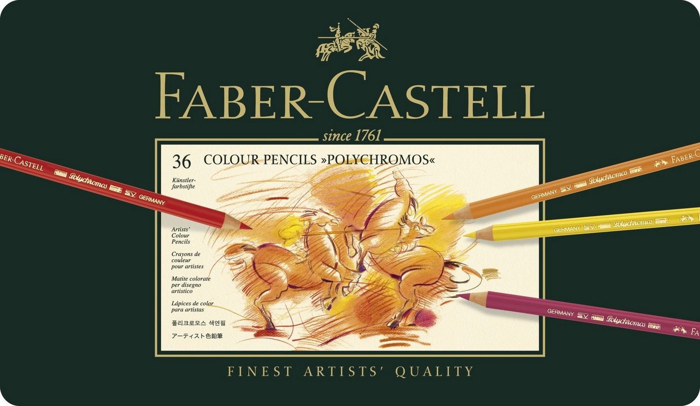 Faber-Castell Handgelenkstütze FABER-CASTELL Buntstifte POLYCHROMOS, 36er Metalletui von Faber-Castell