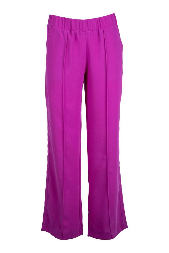 Faber Schlupfhose Edle Schlupfhose mit weitem Bein in Farbe Brombeere mit weitem Bein von Faber
