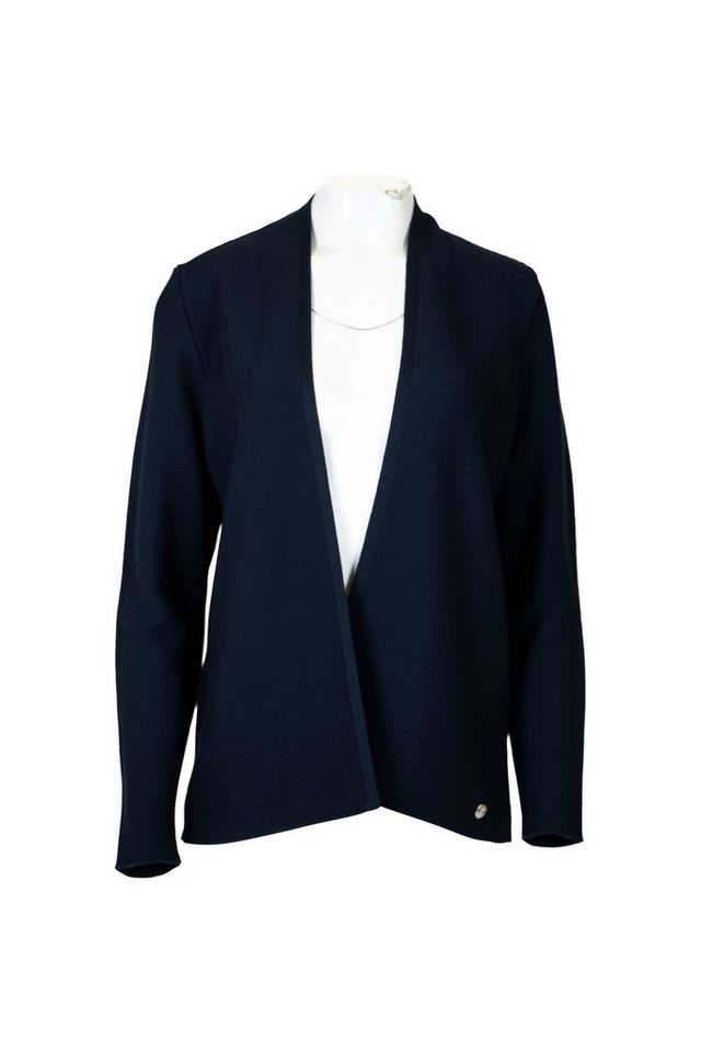 Faber Strickjacke BASIC-Strickjacke mit feinem Links-Links-Gestrick in Farbe Marine mit feinem Links-Links-Gestrick von Faber
