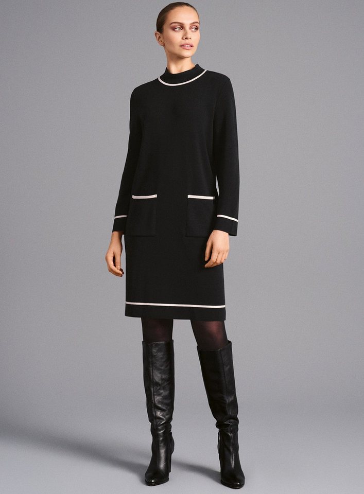 Faber Strickkleid Strickkleid mit Kontrastblenden mit Kontrastblenden Faber Strickkleid Strickkleid mit Kontrastblenden mit Kontrastblenden von Faber